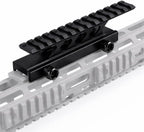 Picatinny Rail Riser Mount | 13-Slot High Profile, 140mm, 20mm Aluminum, Fits Scopes & Red Dots