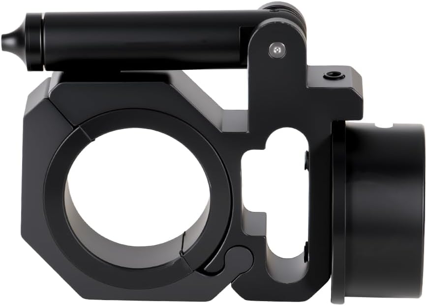 FRSF Angle Degree Indicator with Bubble Level Precision Angle Cosine Fit 25.4mm/1" and 30mm/1.18" Scope Level Optic Bubble Level (Black-Left)