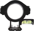 30mm / 1" Scope Ring Adapter with Picatinny Rail & Bubble Level | Barrel Clamp Mount for Rifle Scope, Laser & Flashlight