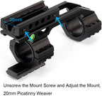 Cantilever Scope Mount | 1" & 30mm Rings | 11mm Dovetail & 20mm Picatinny Rail