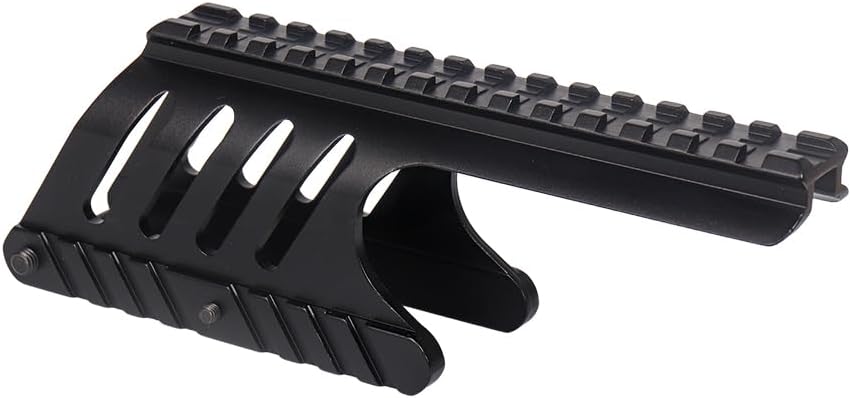 Saddle Scope Mount for Remington 870 & 870 DM | Skeleton Lightweight Optic Base with Picatinny Rail