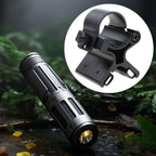 Magnetic Flashlight Mount Holder – Quick-Detach Aluminum Bracket (23–26mm)