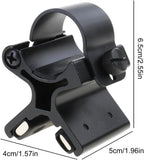Magnetic Flashlight Mount Holder – Quick-Detach Aluminum Bracket (23–26mm)