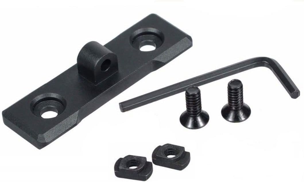 Compatible with Mlok Bipod Adapter, Fits Mlok Bipod Mount Mlok Sling Stud 3 T-Nuts 3 Screws and 1 Allen Wrench