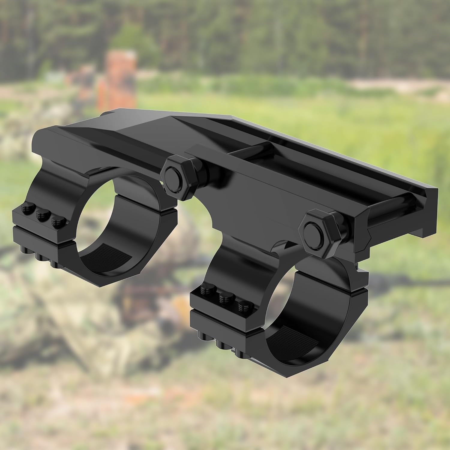 2-Inch Offset Cantilever Scope Mount – Picatinny Rail, 1" Tube, 45° Side Rail, Aluminum