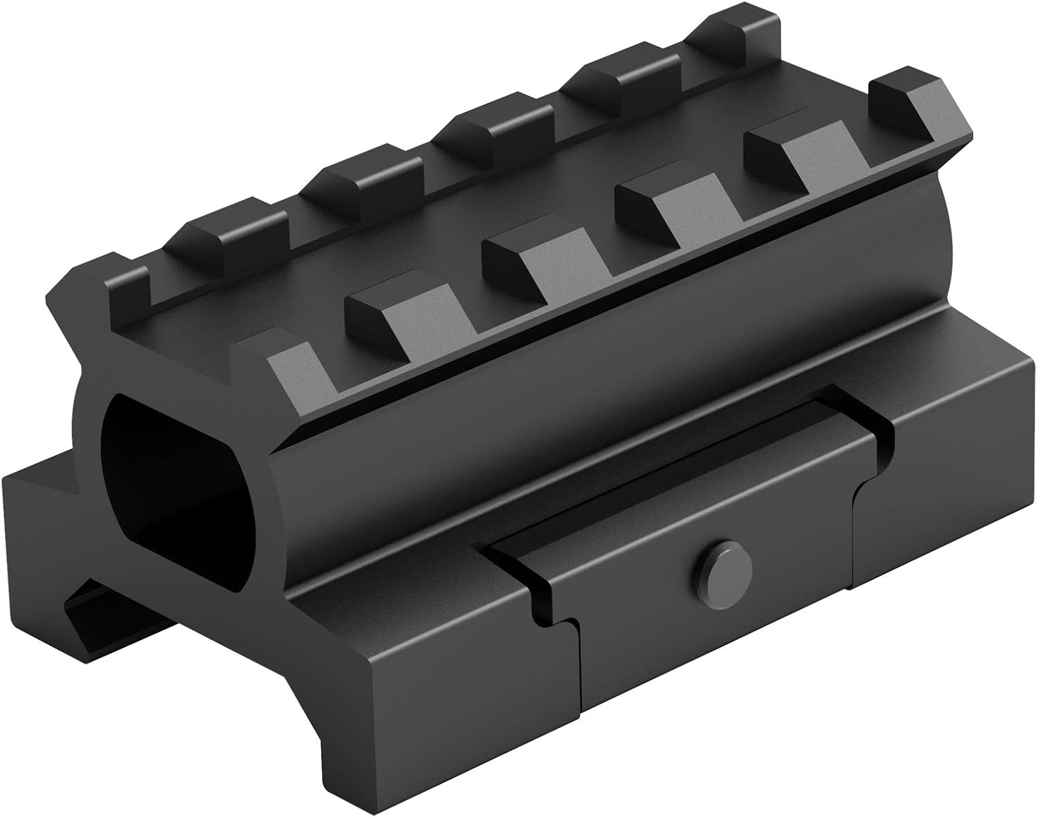 Rail Riser Mount, 0.75"/0.83"/0.95"/1" High,5 Slots Riser Mount for Red Dot Sight