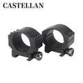 30mm Scope Rings – Low Profile, 6-Bolt Shockproof, Picatinny Rail Mount (Pair)