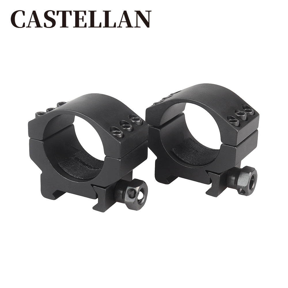 30mm Scope Rings – Low Profile, 6-Bolt Shockproof, Picatinny Rail Mount (Pair)