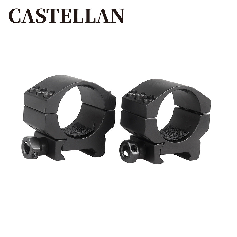30mm Scope Rings – Low Profile, 6-Bolt Shockproof, Picatinny Rail Mount (Pair)