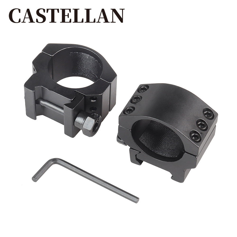 30mm Scope Rings – Low Profile, 6-Bolt Shockproof, Picatinny Rail Mount (Pair)