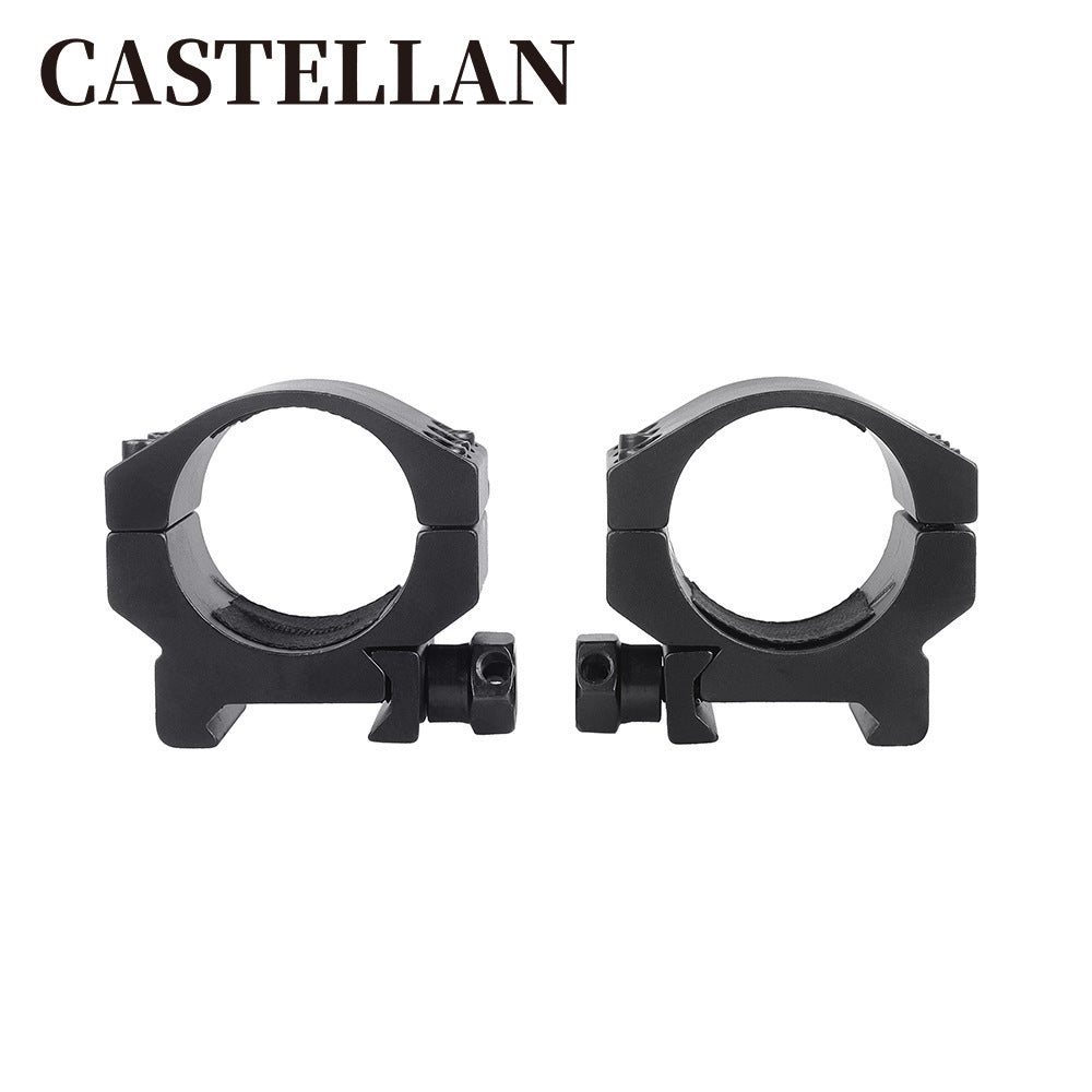 30mm Scope Rings – Low Profile, 6-Bolt Shockproof, Picatinny Rail Mount (Pair)