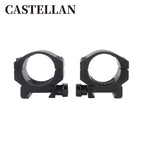 30mm Scope Rings – Low Profile, 6-Bolt Shockproof, Picatinny Rail Mount (Pair)