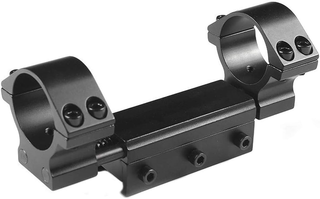Dual Ring Scope Mount 1"/30mm – Zero Recoil, High Profile 60mm, See-Through, Picatinny Rail