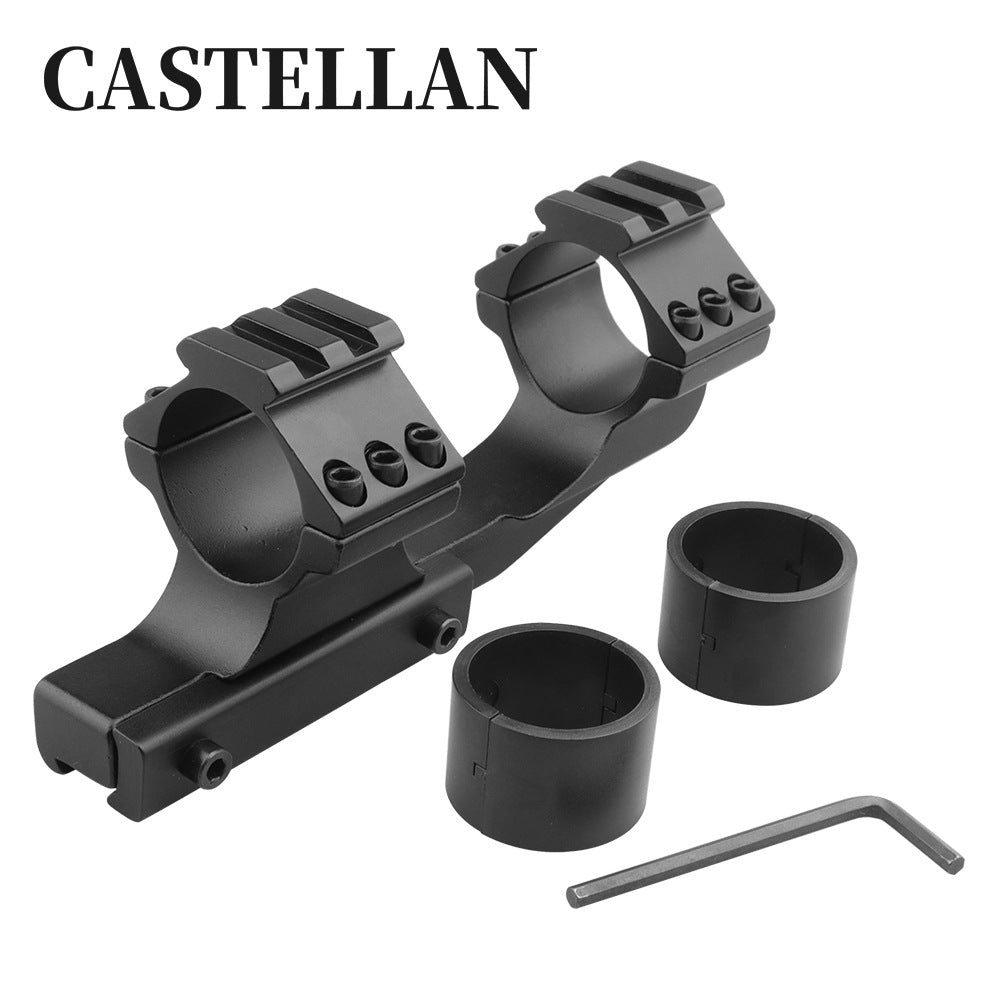 Dual Ring Scope Mount with Spirit Level – 1"/30mm Tube, 11mm Rail, Aluminum