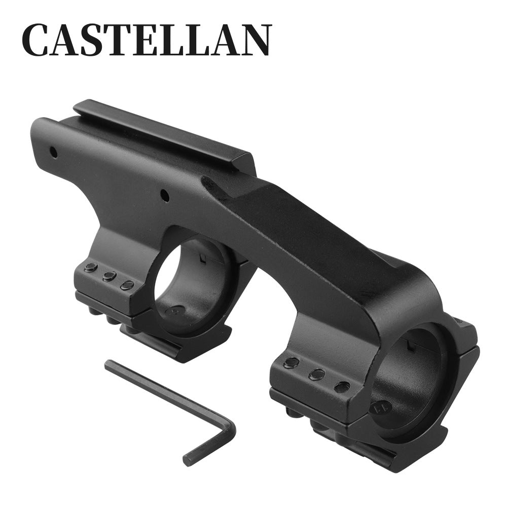 Dual Ring Scope Mount with Spirit Level – 1"/30mm Tube, 11mm Rail, Aluminum