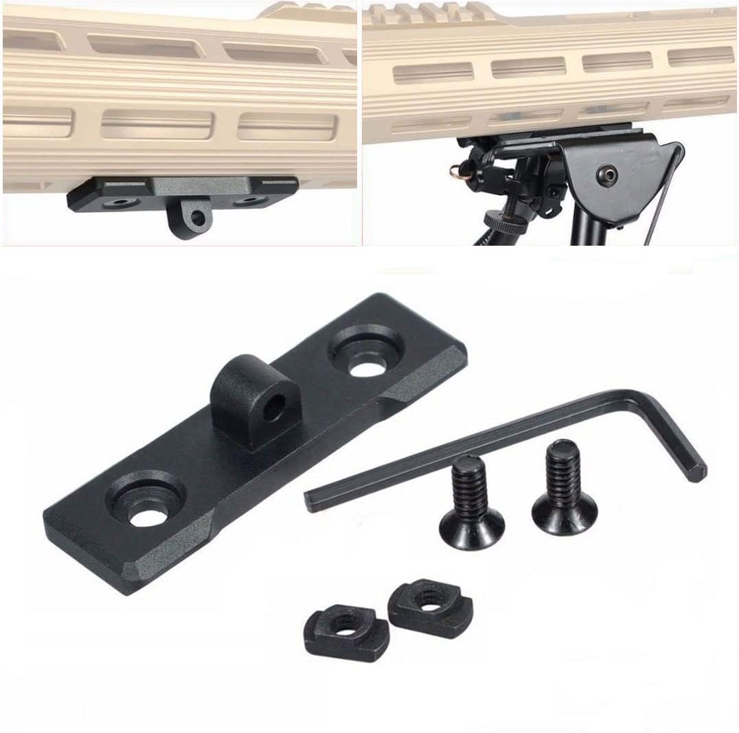 Compatible with Mlok Bipod Adapter, Fits Mlok Bipod Mount Mlok Sling Stud 3 T-Nuts 3 Screws and 1 Allen Wrench