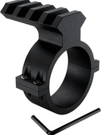 34mm Scope Ring Adapter – 4-Slot Picatinny Rail, Barrel Clamp Mount for Flashlight & Laser