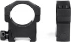 30mm Scope Rings for Picatinny Rail – Medium Profile 50mm, 4-Screw CNC Machined, Anodized Black