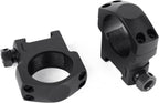 30mm Scope Rings for Picatinny Rail – Medium Profile 50mm, 4-Screw CNC Machined, Anodized Black