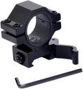 Quick-Release Flashlight Mount – 25.4/30mm, 6061 Aluminum, Stainless Screws, Picatinny Rail