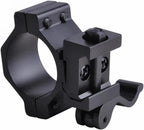 Quick-Release Flashlight Mount – 25.4/30mm, 6061 Aluminum, Stainless Screws, Picatinny Rail
