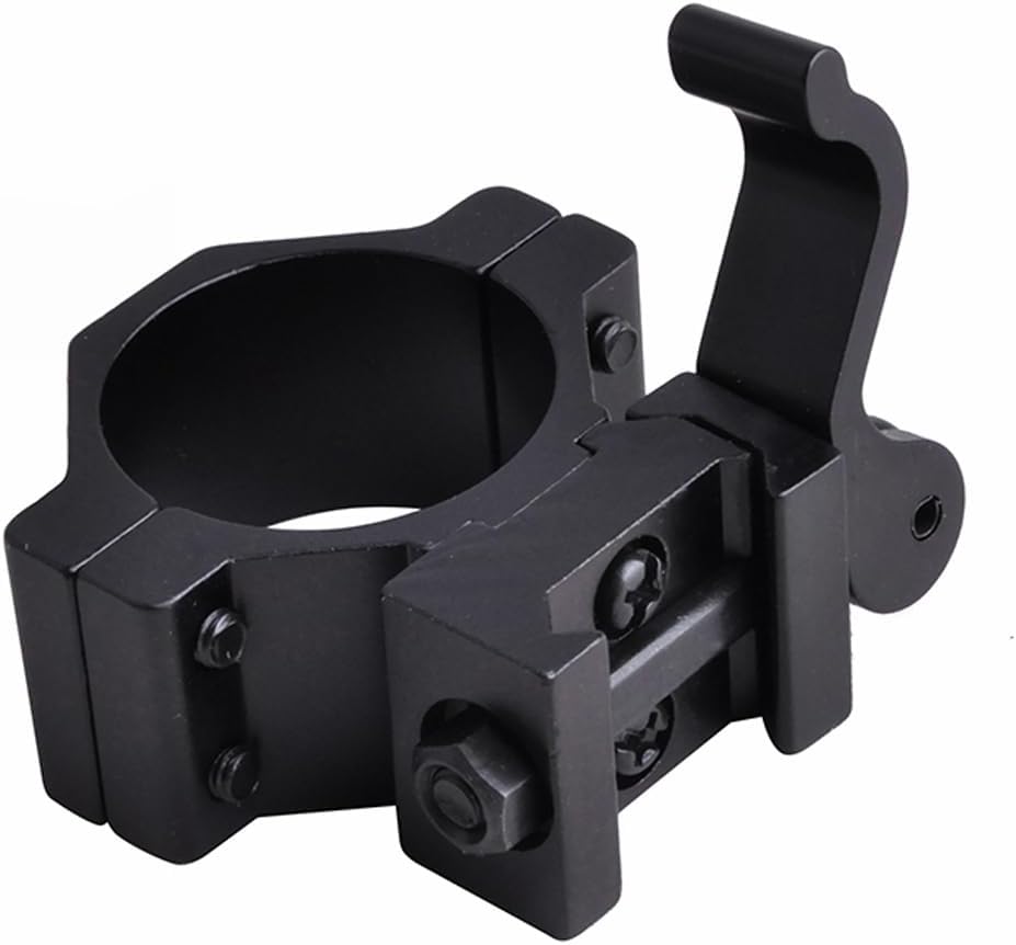 Quick-Release Flashlight Mount – 25.4/30mm, 6061 Aluminum, Stainless Screws, Picatinny Rail
