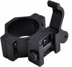 Quick-Release Flashlight Mount – 25.4/30mm, 6061 Aluminum, Stainless Screws, Picatinny Rail