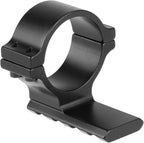 Scope Ring Adapter 1"/30mm – 4-Slot Picatinny Top Rail, Barrel Clamp for Flashlight & Laser