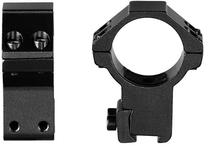 Scope Rings 1"/30mm – High Profile, 11mm Dovetail / 20mm Picatinny, 6061 Aluminum (Pair)