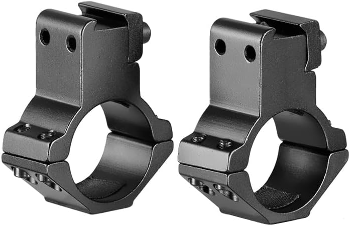Scope Rings 1"/30mm – High Profile, 11mm Dovetail / 20mm Picatinny, 6061 Aluminum (Pair)