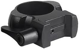 Steel Scope Rings 1" (25.4mm) – Quick-Release Lever Lock, Heavy-Duty 179g, Picatinny Rail