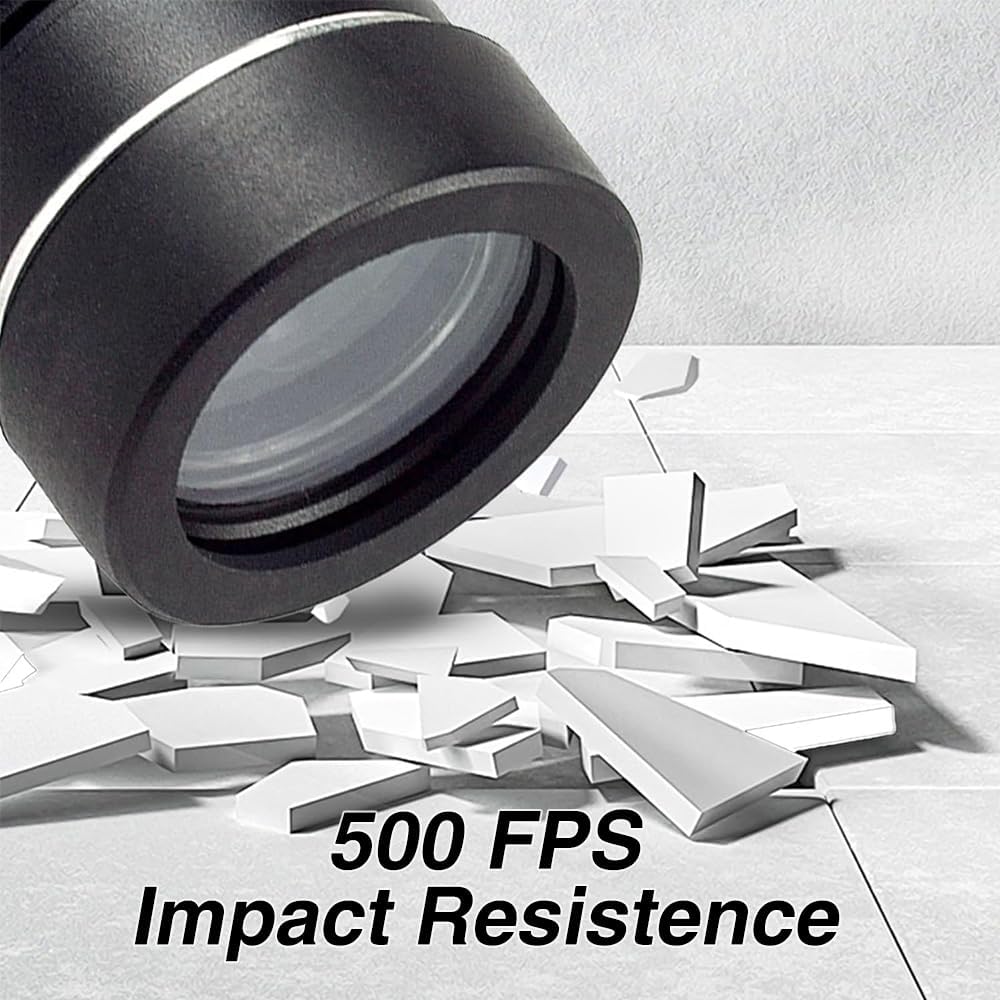 Scope Cover & Red Dot Sight Lens Cover,Lens Caps Guard Protectors, 500 FPS Impact Resistant Lens Protector for Flashlight(2 Pack)