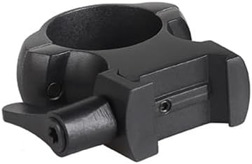 Steel Scope Rings 1" (25.4mm) – Quick-Release Lever Lock, 219g Max-Duty, Picatinny Rail