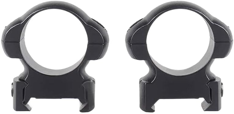 25.4mm Steel Scope Ring Mounts – Fit 21mm Picatinny/Weaver Rail (High Profile)