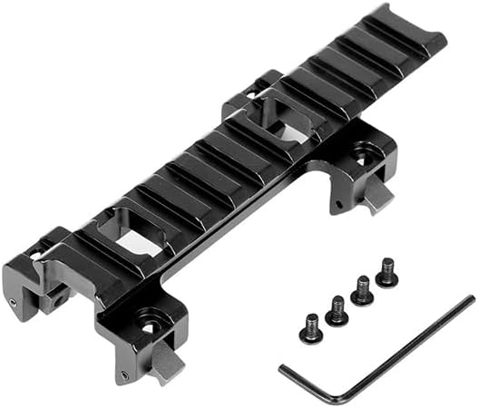 Castellan G3/MP5 Picatinny Rail Mount Adapter — 180° Rotatable Claw, Aluminum