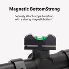 Reticle Leveling Tool, Scope Crosshair Leveling Instrument Angle Leveler Fixture Scope Megnet Bubble Level (Black)