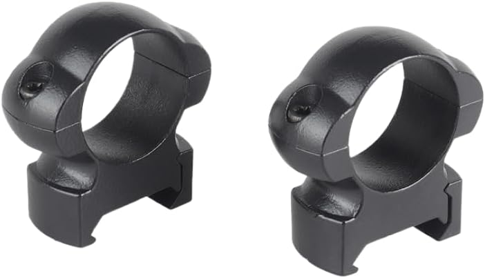 25.4mm Steel Scope Ring Mounts – Fit 21mm Picatinny/Weaver Rail (High Profile)