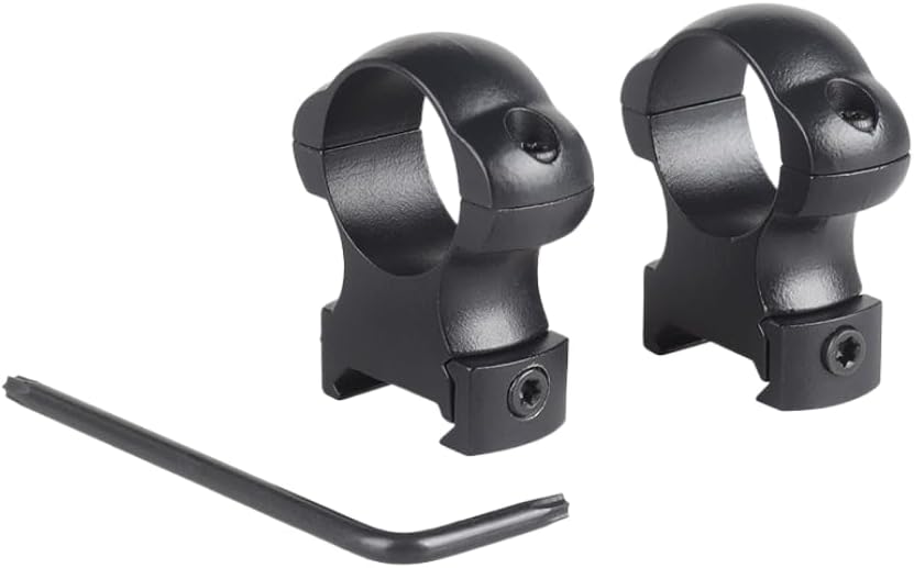 25.4mm Steel Scope Ring Mounts – Fit 21mm Picatinny/Weaver Rail (Extra High Profile)