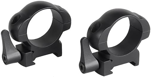 30mm QD Steel Scope Ring Mounts – Quick Detach for Picatinny Rail