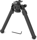 Tactical Durable Sturdy Portable Bipod Picatinny Quick Detach Head for Rifles with 6 Adjustable Heights for Shooting Hunting Accessories