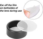 Scope Cover & Red Dot Sight Lens Cover,Lens Caps Guard Protectors, 500 FPS Impact Resistant Lens Protector for Flashlight(2 Pack)
