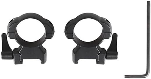 30mm QD Steel Scope Ring Mounts – Quick Detach Picatinny Rail, 49mm High