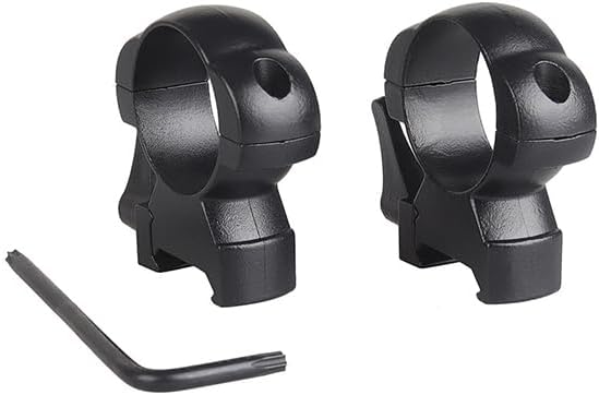 30mm QD Steel Scope Ring Mounts – Quick Detach Picatinny Rail, 49mm High