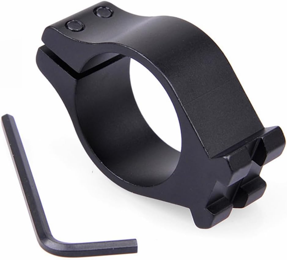 30mm/34mm/40mm Aluminum Flashlight Mount Clamp with Stainless Steel Screws