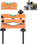 Reticle Leveling Tool, Scope Crosshair Leveling Instrument Angle Leveler Fixture Scope Megnet Bubble Level (Gold)