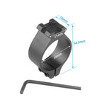 30mm/34mm/40mm Aluminum Flashlight Mount Clamp with Stainless Steel Screws