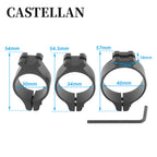 30mm/34mm/40mm Aluminum Flashlight Mount Clamp with Stainless Steel Screws
