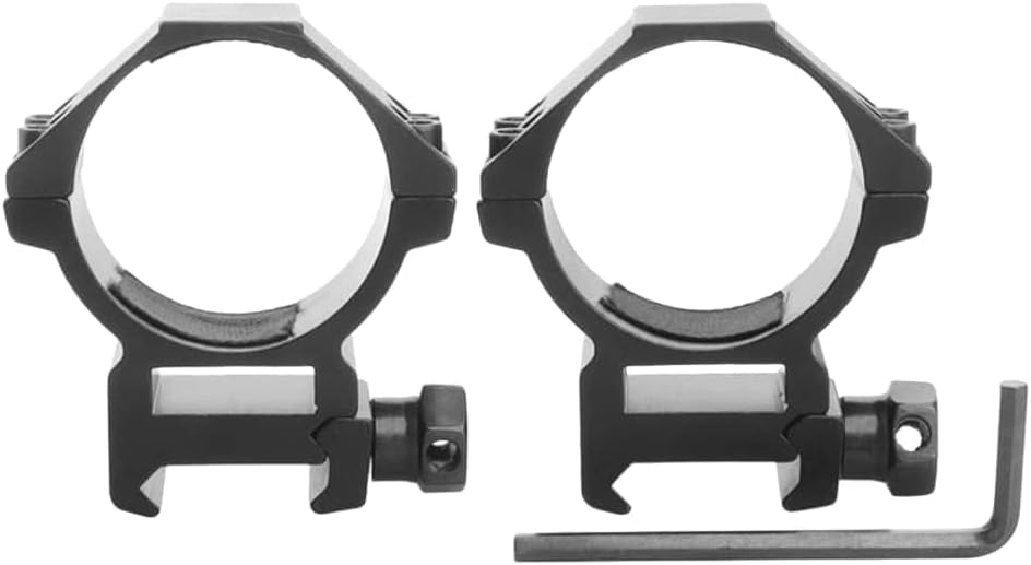 34/35mm Aluminum Scope Ring Mounts – 55mm High, Fits 21mm Picatinny/Weaver Rail