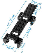 Castellan G3/MP5 Picatinny Rail Mount Adapter — 180° Rotatable Claw, Aluminum
