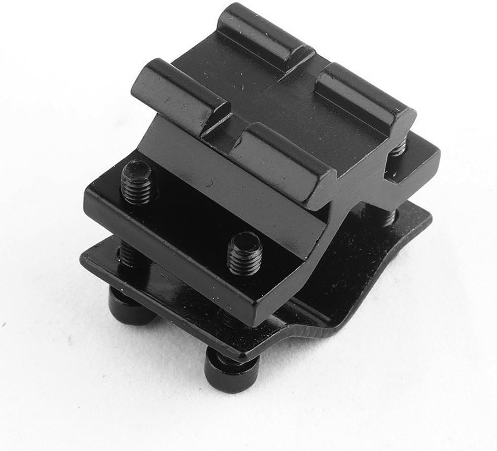 20mm Barrel Rail Mount Tube Adapter, Rifle Gun Laser Flashlight Barrel Clamp, Scope Mount with Barrel Adapter
